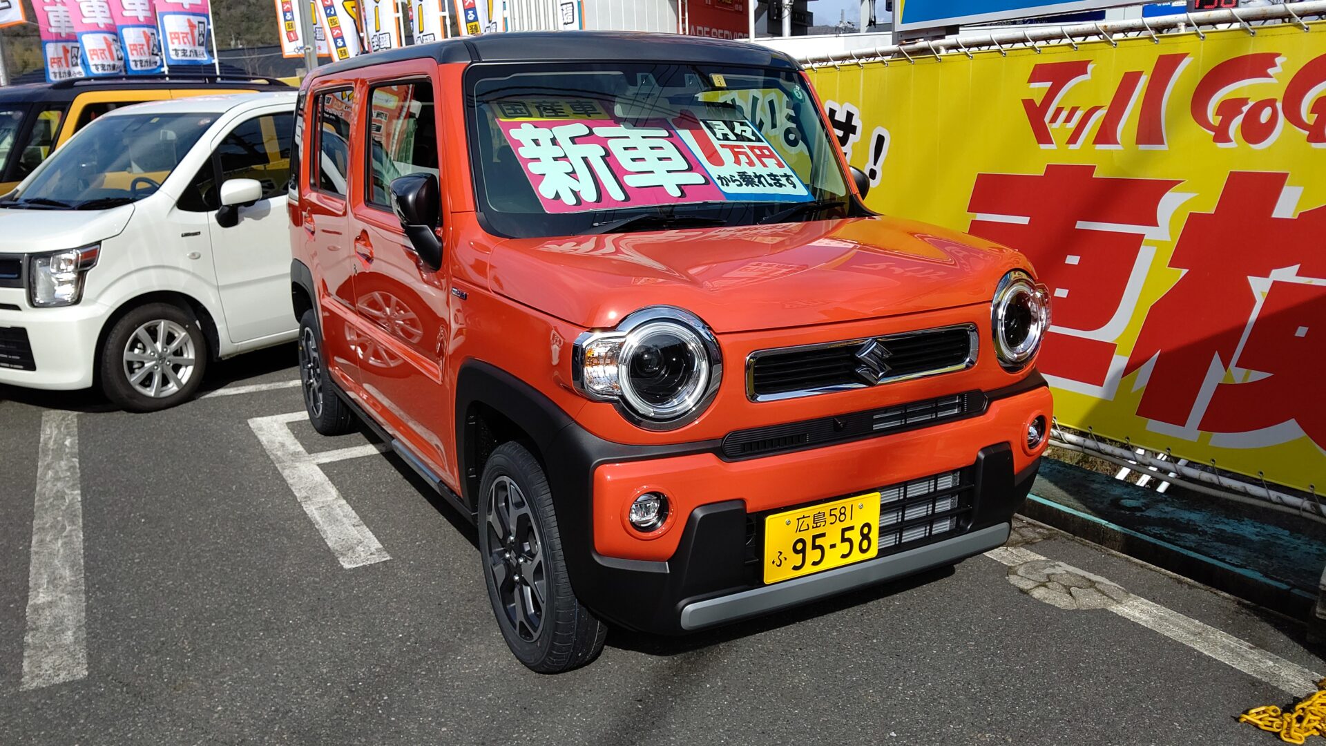 新型ハスラーの試乗車が入りました～