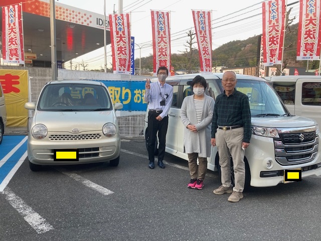 スズキのスペーシアカスタムＺ納車しました(^0^)