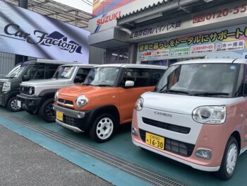 新型　ムーヴキャンバスストライプス　車内　新車展示　試乗車