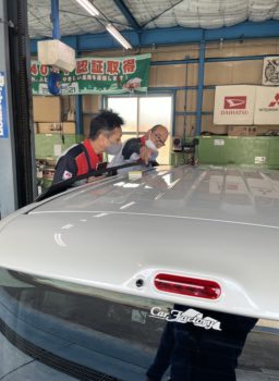 スズキ新車スペーシアギアにコーティング施工